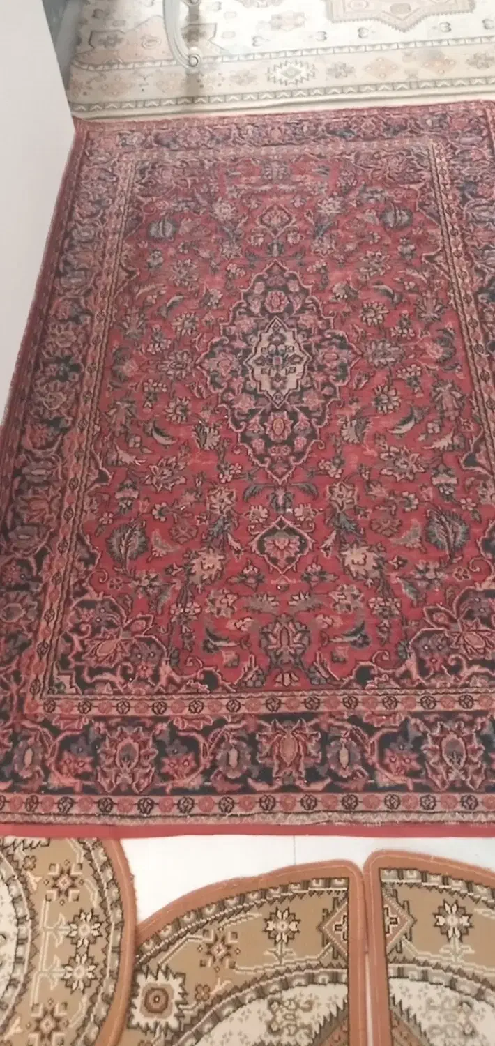 قالیچه دست بافت قدیمی|فرش|پرند, فاز ۶|دیوار