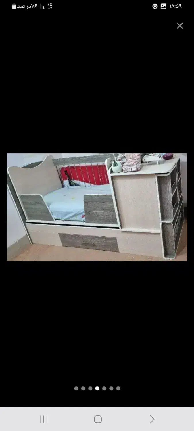 تخت  کودک و نوجوان|تخت و سرویس خواب|لنجان, |دیوار
