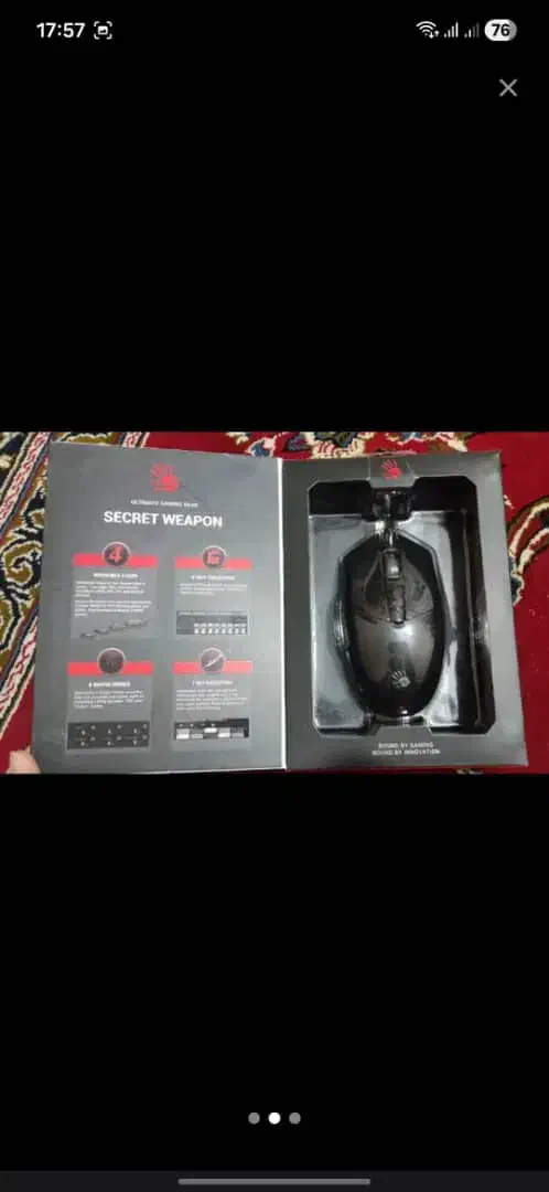 ماوس گیمینگ برند ایفورتک مدل بلادی p91s|قطعات و لوازم جانبی رایانه|یاسوج, |دیوار