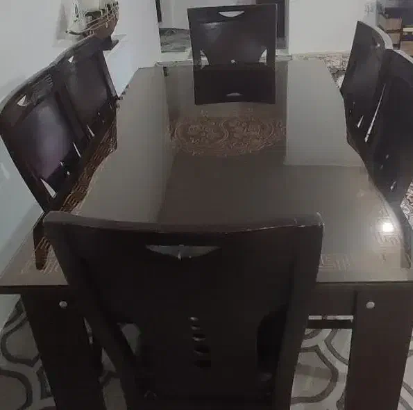 میز ناهار خوری|میز و صندلی غذاخوری|بهارستان, |دیوار