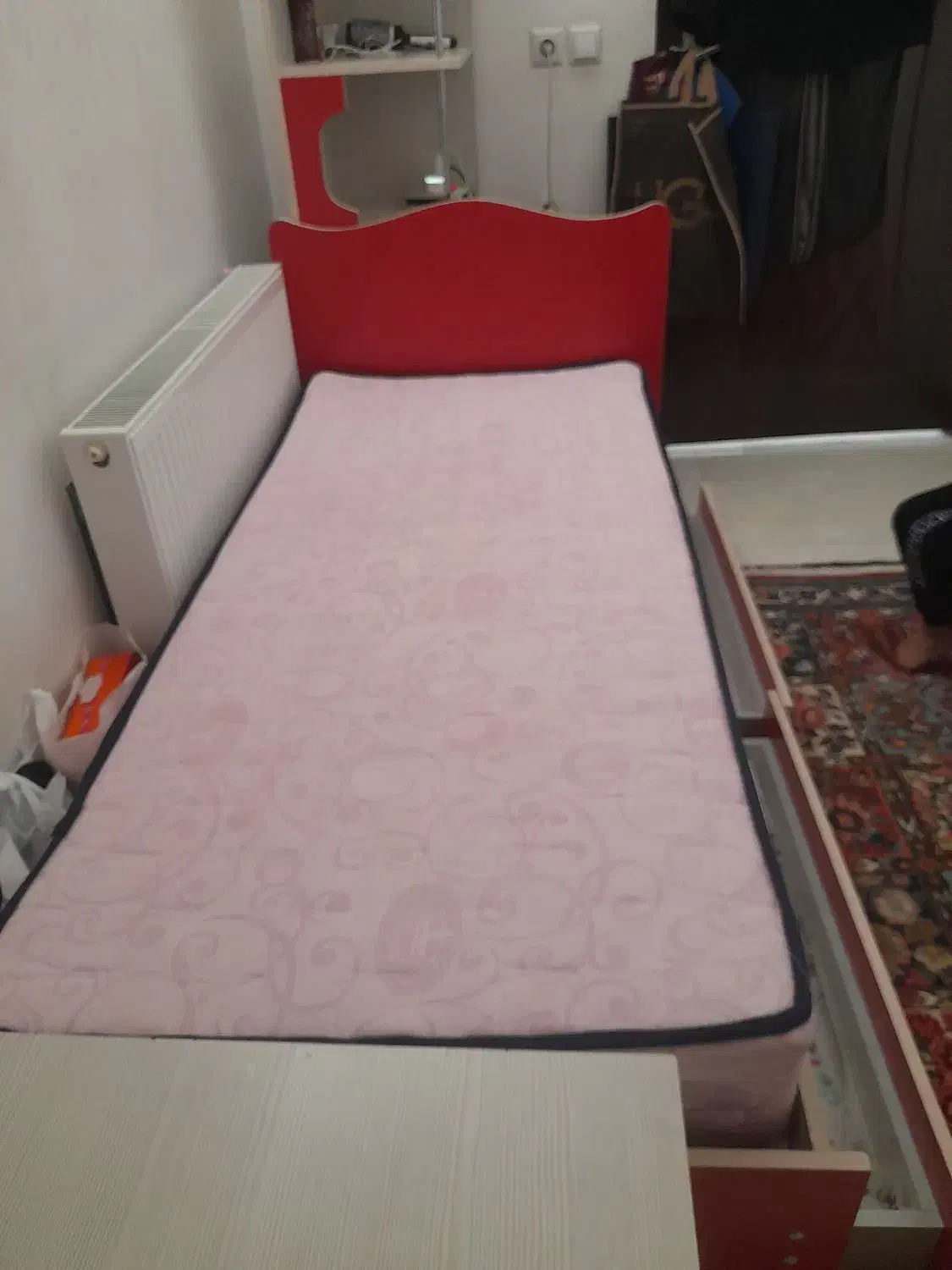 تخت نوجوان ام دی اف کاملا سالم|تخت و سرویس خواب|شهرکرد, |دیوار