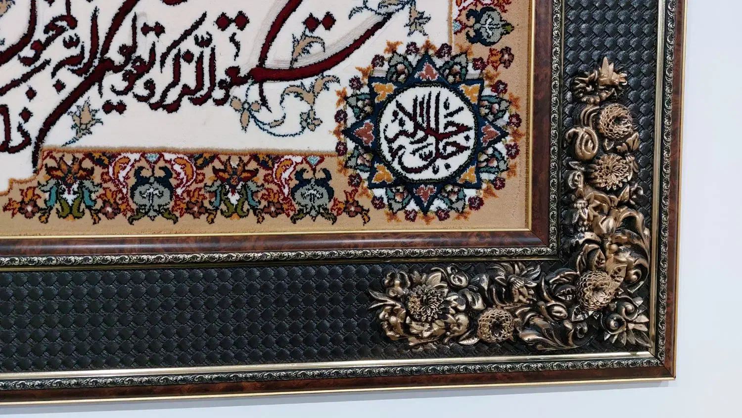 تابلو فرش طرح دستباف با قاب چرمی|تابلو فرش|مشهد, وکیل‌آباد|دیوار