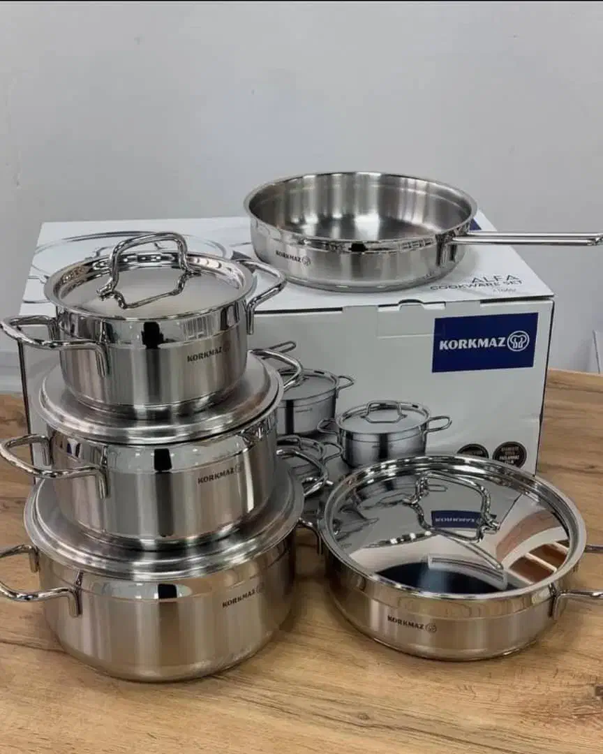 سرویس قابلمه استیل کرکماز ترک|ظروف پختوپز|کرمان, |دیوار