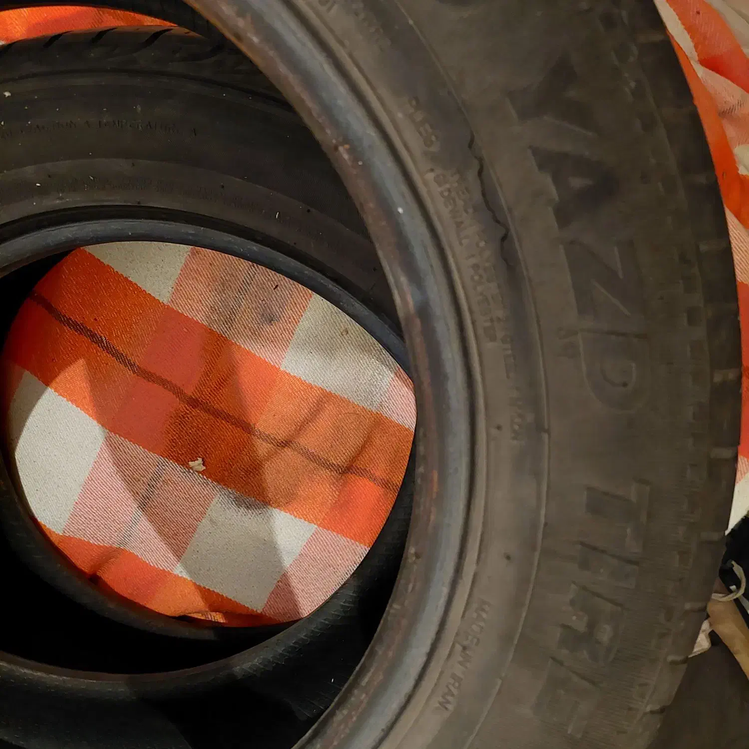 یک جفت لاستیک خارجی سمند  و پژو رینگ ۱۵|قطعات یدکی و لوازم جانبی|قم, شهرک قدس|دیوار