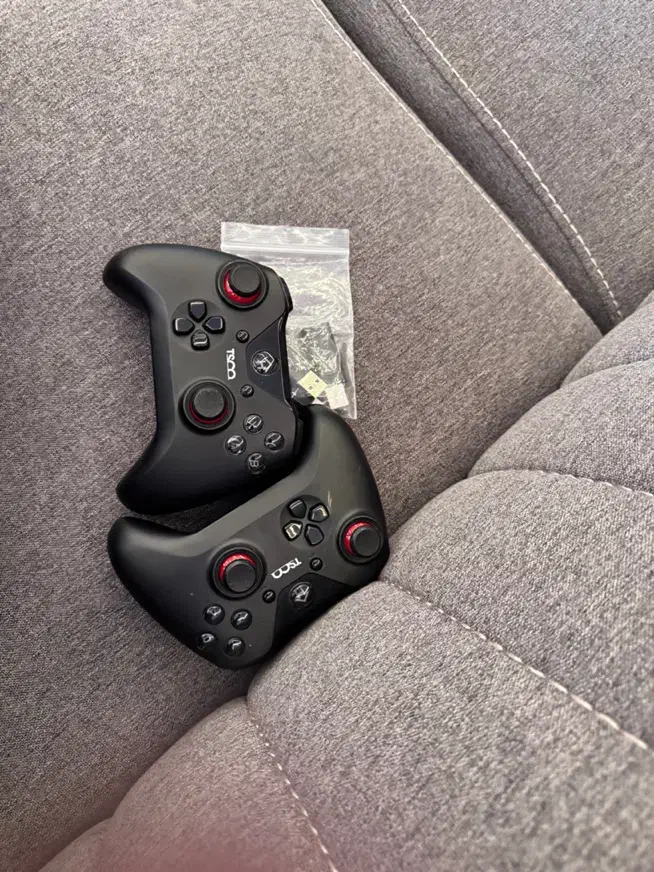 دسته بازی بیسیم تکی شوکدار TSCO TG 135W|کنسول، بازی ویدئویی و آنلاین|رشت, دیلمان|دیوار