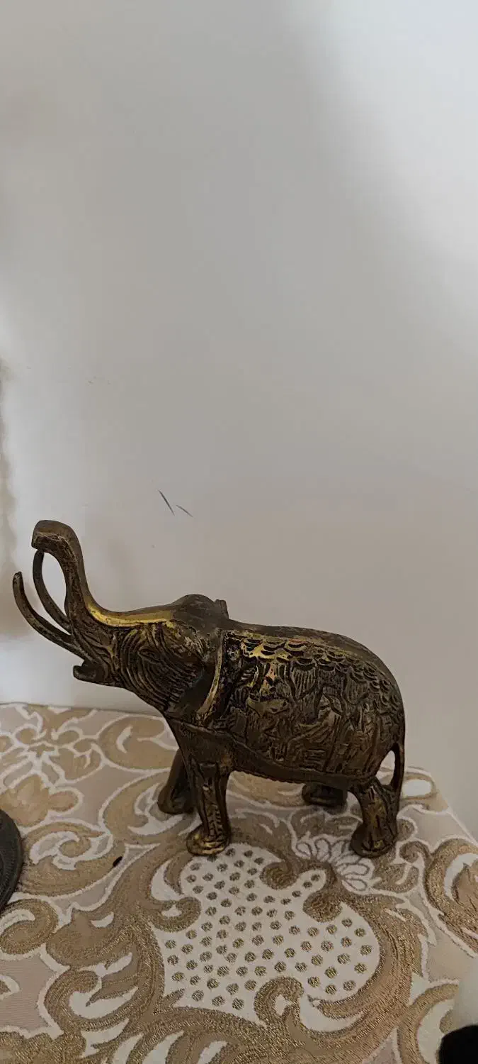 لاله شمعدان برنز|لوستر و چراغ آویز|اردبیل, |دیوار