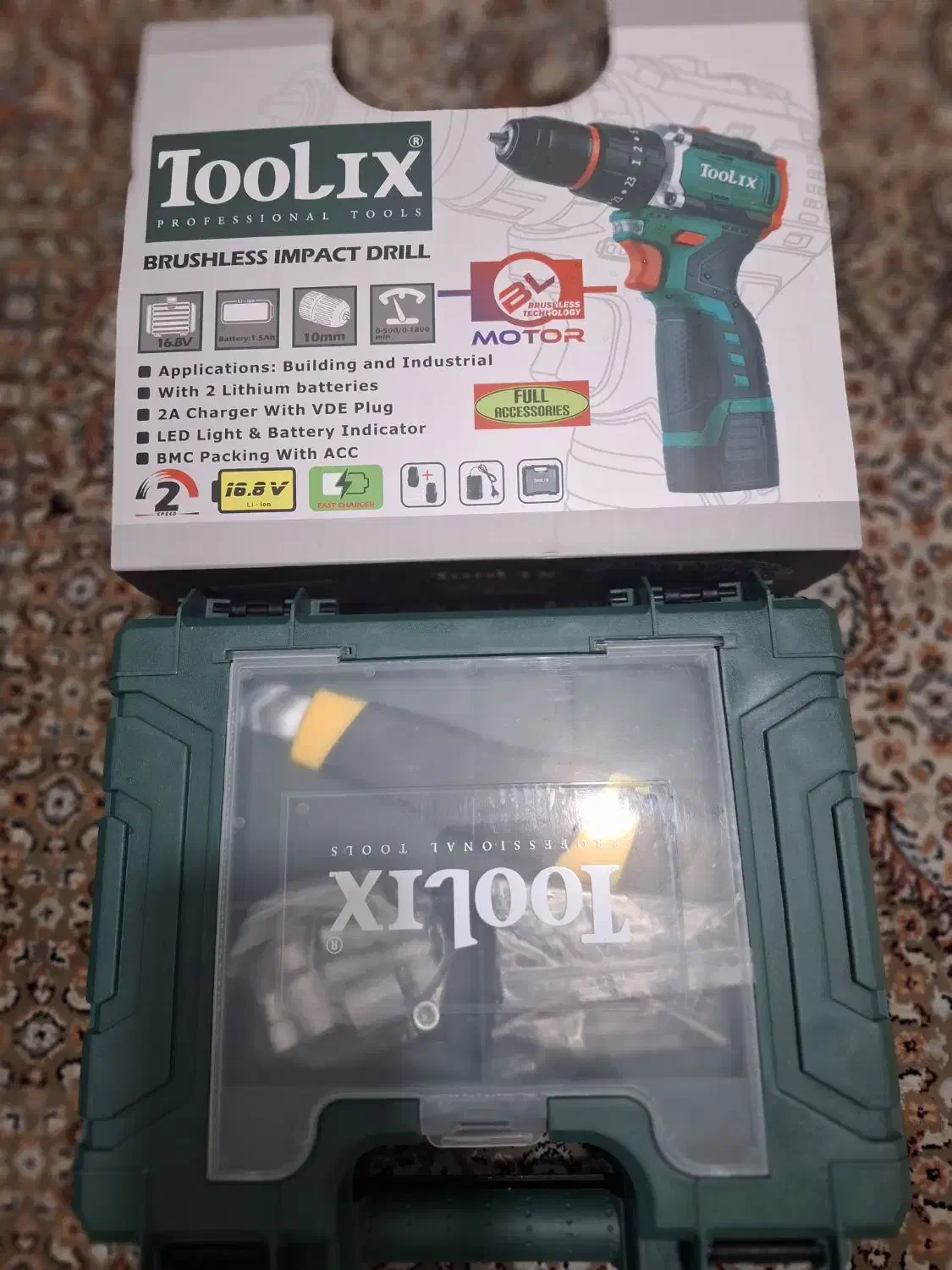 دریل شارژی براشلس|ابزارآلات|تهران, دهقان|دیوار