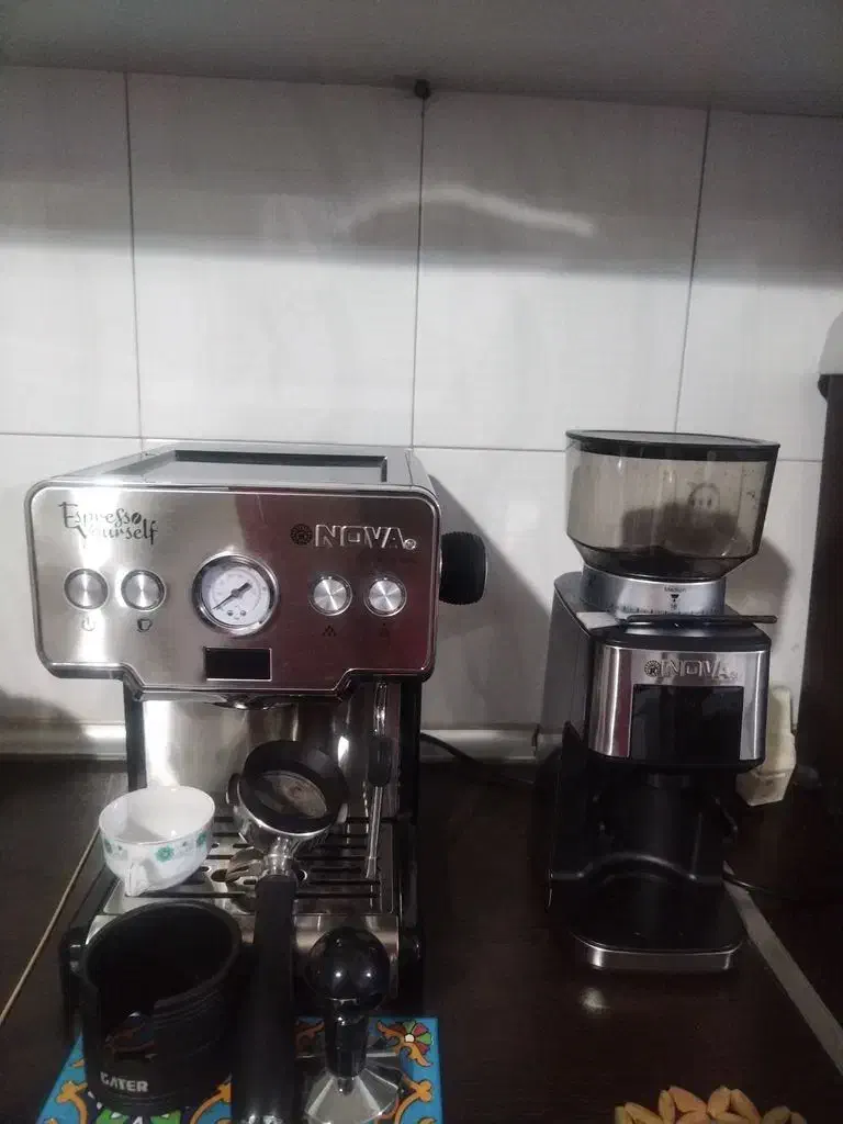 فروش دستگاه قهوه ساز نوا ۱۲۸ و اسیاب قهوه نوا ۳۶۶۱|سماور، چای‌ساز، قهوه‌ساز|اردل, |دیوار