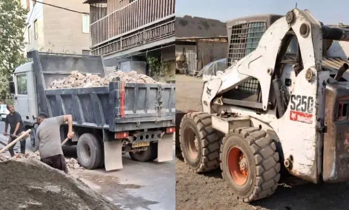 اجاره بابکت وبادسان گود برداری خاکبرداری حمل نخاله|خدمات حمل و نقل|تهران, مشیریه|دیوار