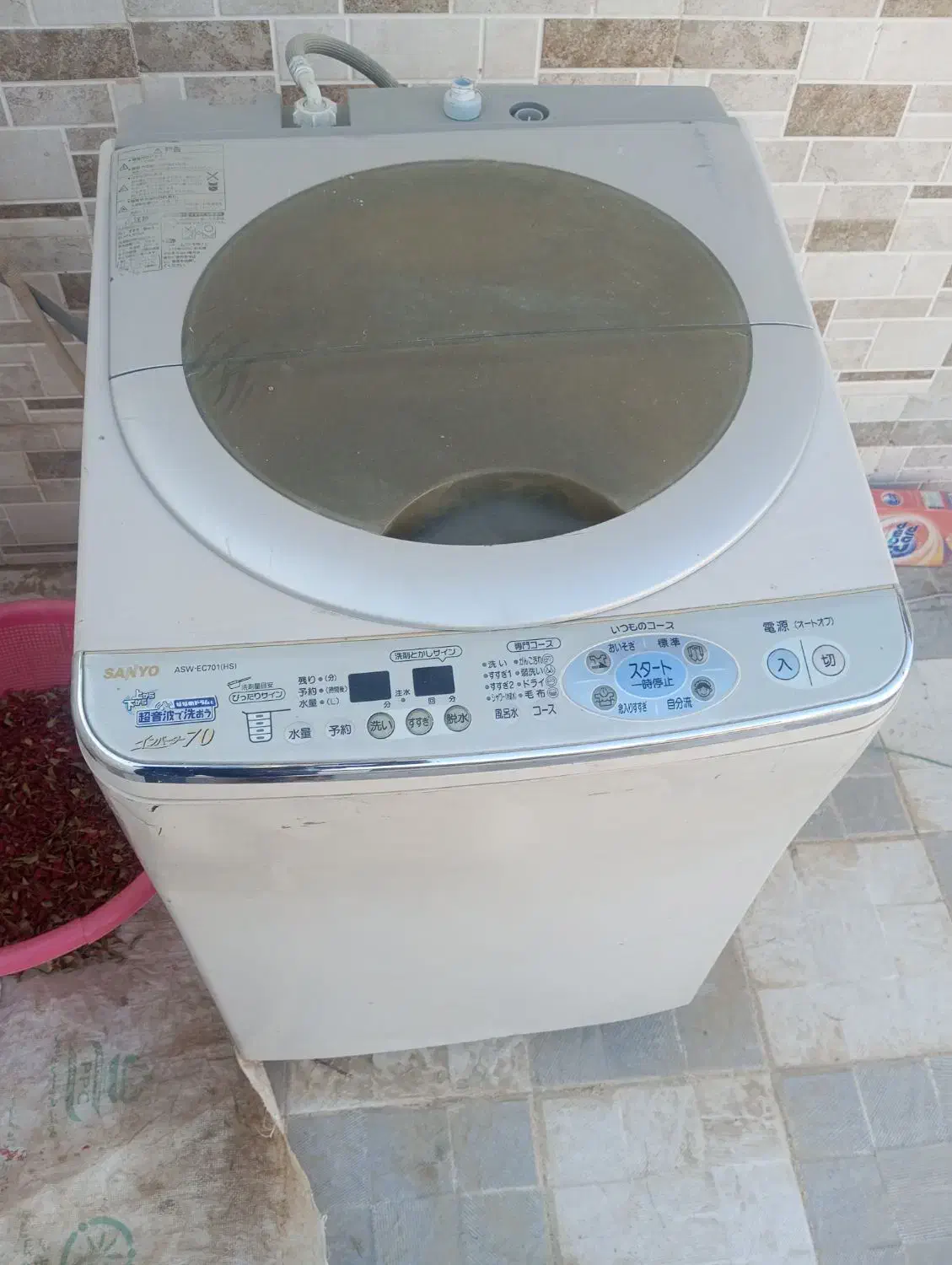 لباسشویی تمام اتوماتیک سانیو ژاپنی|ماشین لباسشویی و خشک‌کن لباس|زابل, |دیوار