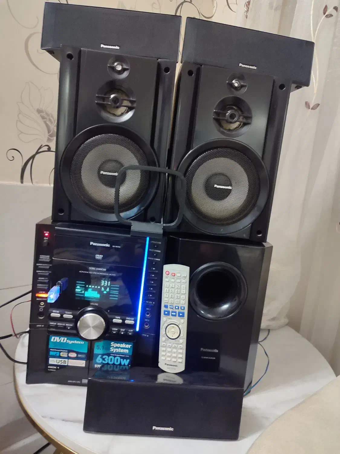 ضبط پاناسونیک|سیستم صوتی خانگی|شیراز, شهرک ترکان|دیوار