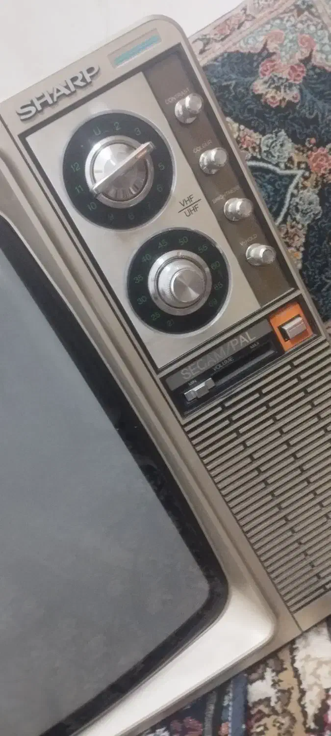 تلوزیون قدیمی طرح چوب|کلکسیون اشیاء عتیقه|تربت جام, شیخ احمد جامی|دیوار