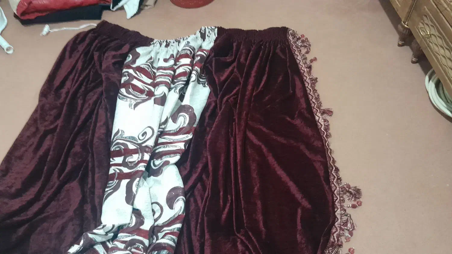 دستک پرده|پرده، رانر، رومیزی|نیشابور, فیض آباد|دیوار