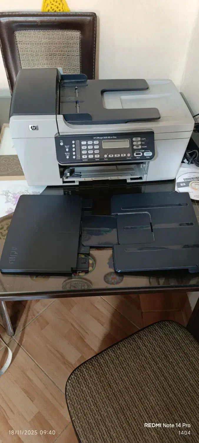 پرینتر  چند کاره hp officejet 5610|پرینتر، اسکنر، کپی، فکس|خرمشهر, |دیوار