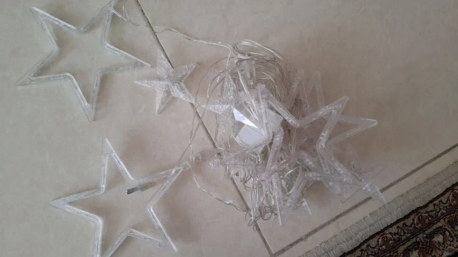 ریسه ستاره|ریسه و چراغ تزئینی|کرمانشاه, |دیوار