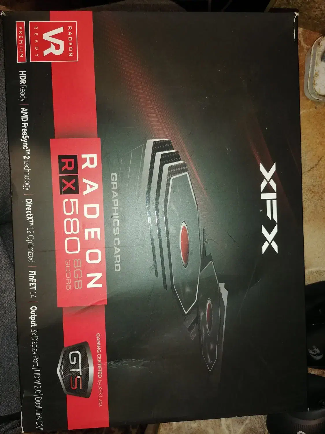 گرافیک RX 580|قطعات و لوازم جانبی رایانه|کیش, |دیوار