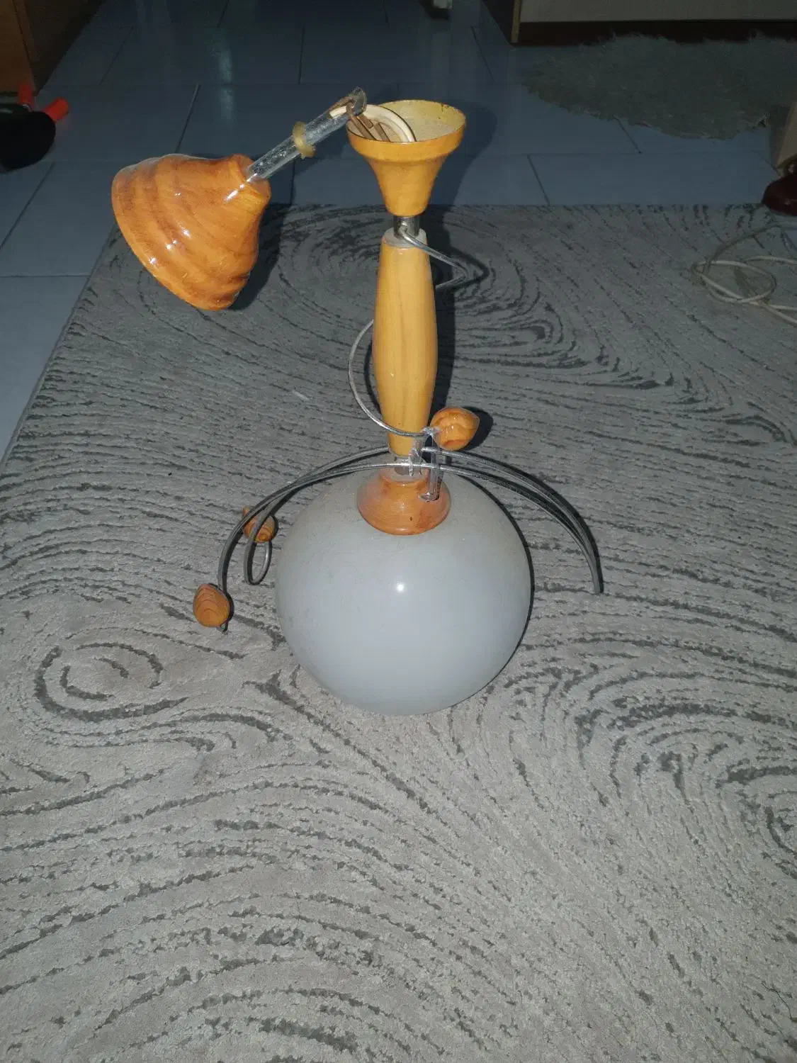 ۲عدد لوستر برنزی و حبابی|لوستر و چراغ آویز|کرج, گلشهر|دیوار