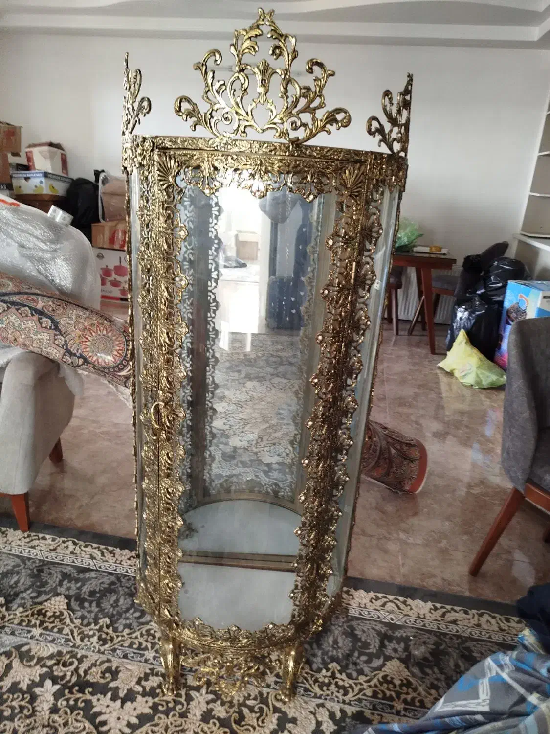 ویترین برنجی|بوفه، ویترین، کنسول|گرمسار, |دیوار