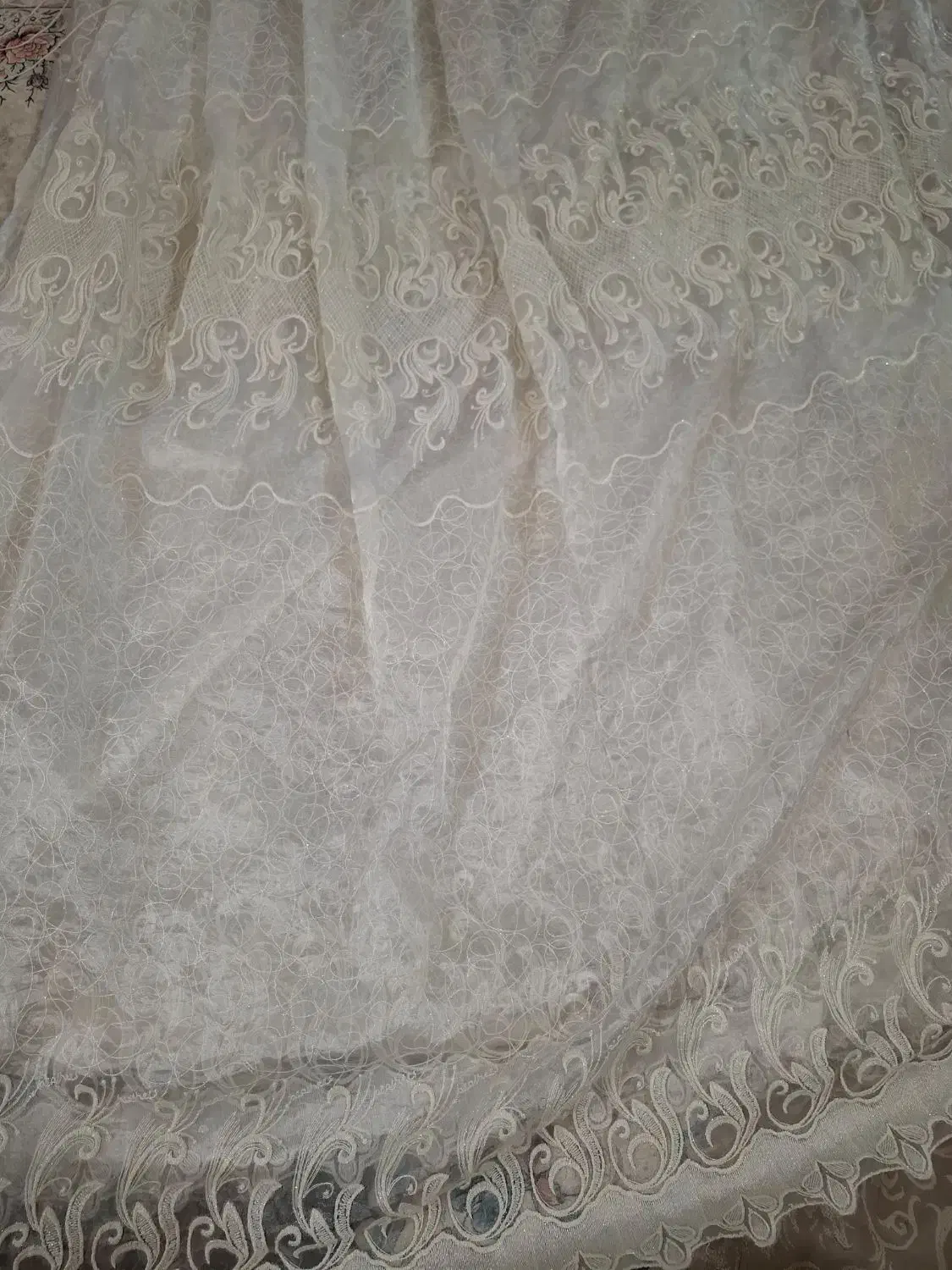 پرده تور شاین|پرده، رانر، رومیزی|مشهد, نوید|دیوار