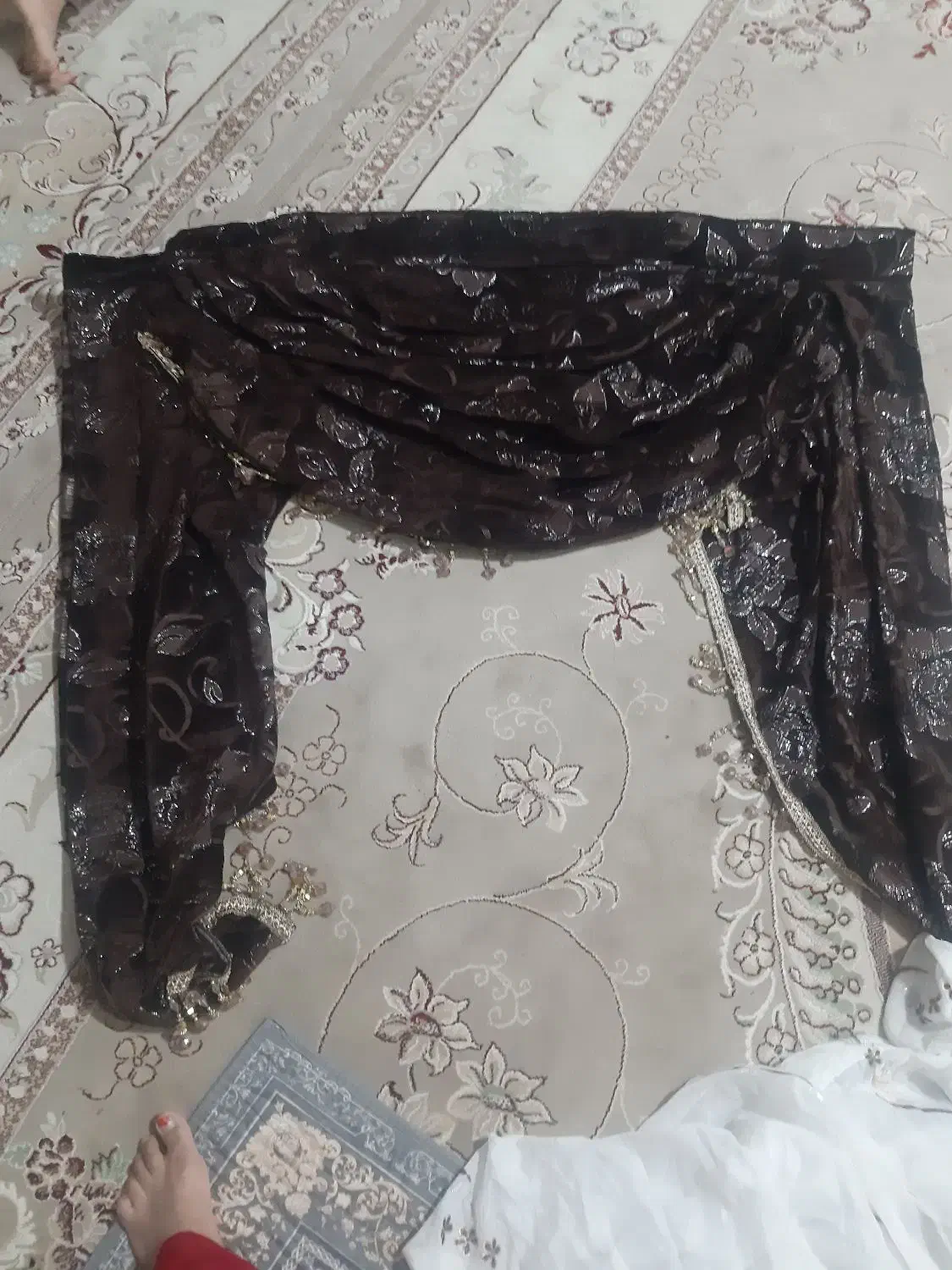 تعدادی پرده برای پنجره|پرده، رانر، رومیزی|اصفهان, قهاب جنوبی|دیوار