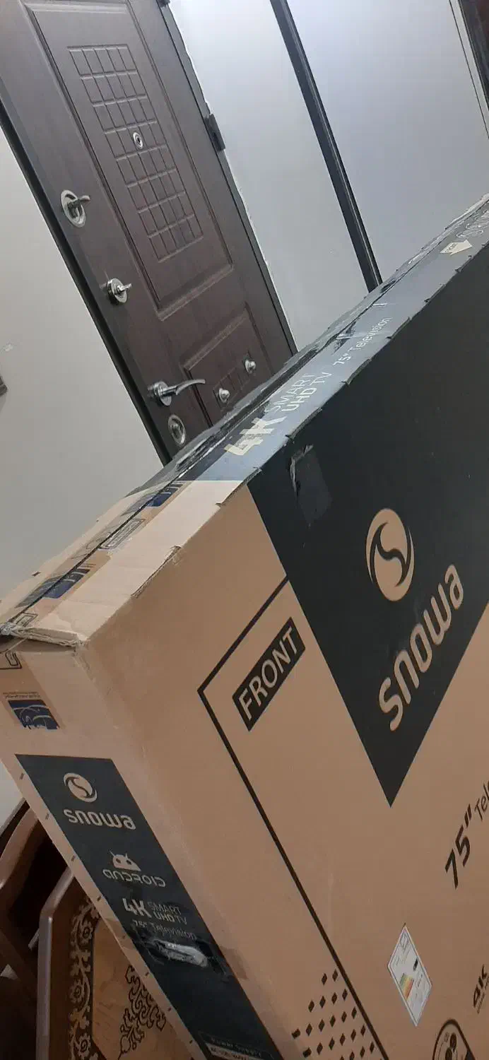 کارتون تلویزیون ۷۵ اینچ اسنوا|ابزارآلات|قرچک, مهدیه|دیوار