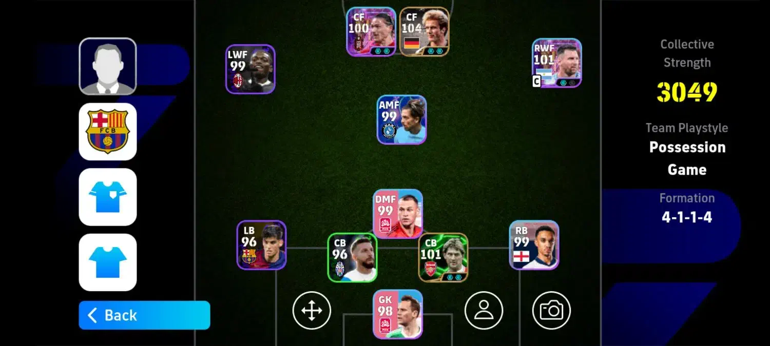 اکانت ای فوتبال پی اس موبایل|کنسول، بازی ویدئویی و آنلاین|تهران, فلسطین (میدان انقلاب)|دیوار