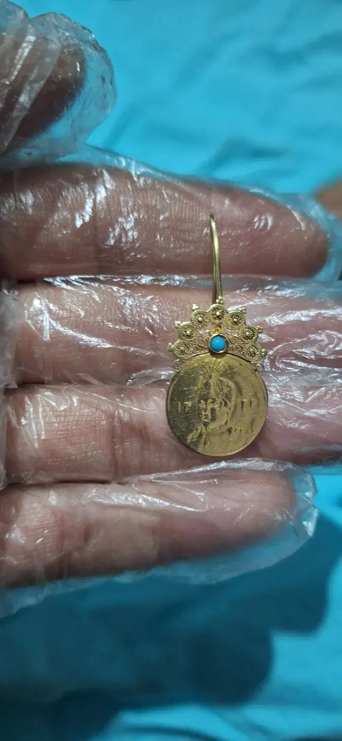 گوشواره طلاعتیقه|جواهرات|چناران, |دیوار