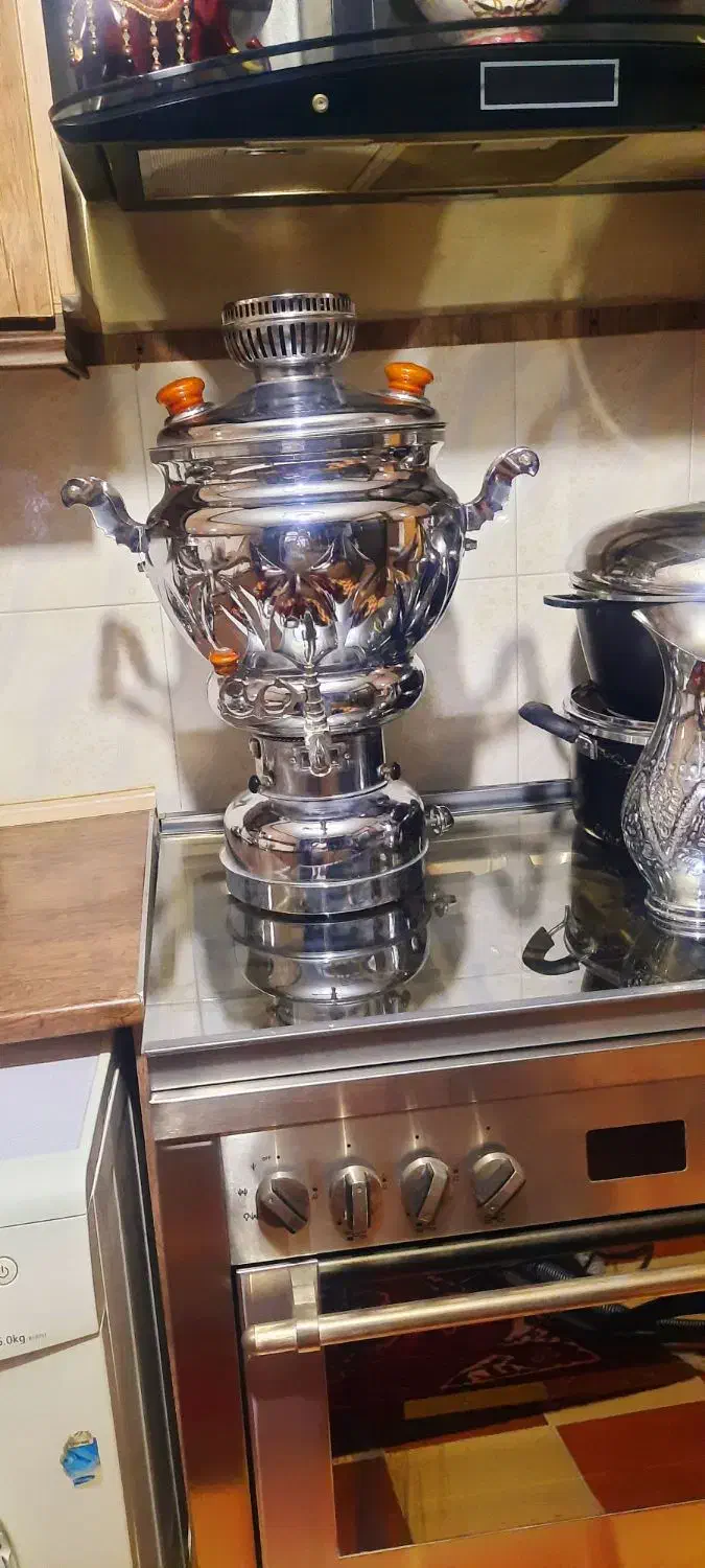 سماور ۱۵لتری غفاری|سماور، چای‌ساز، قهوه‌ساز|اهر, |دیوار