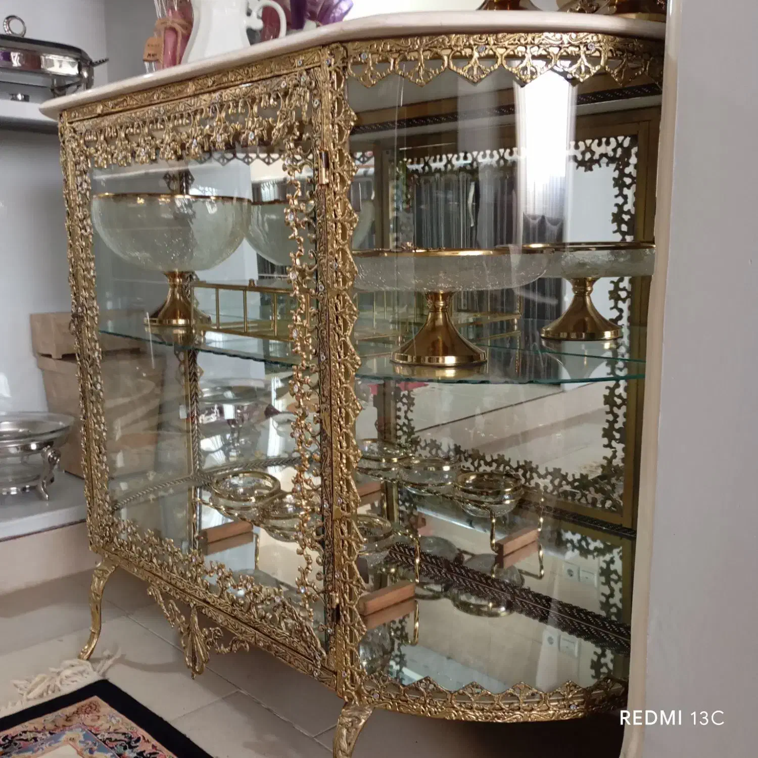 آیینه کنسول برنز|بوفه، ویترین، کنسول|پرند, فاز ۵|دیوار