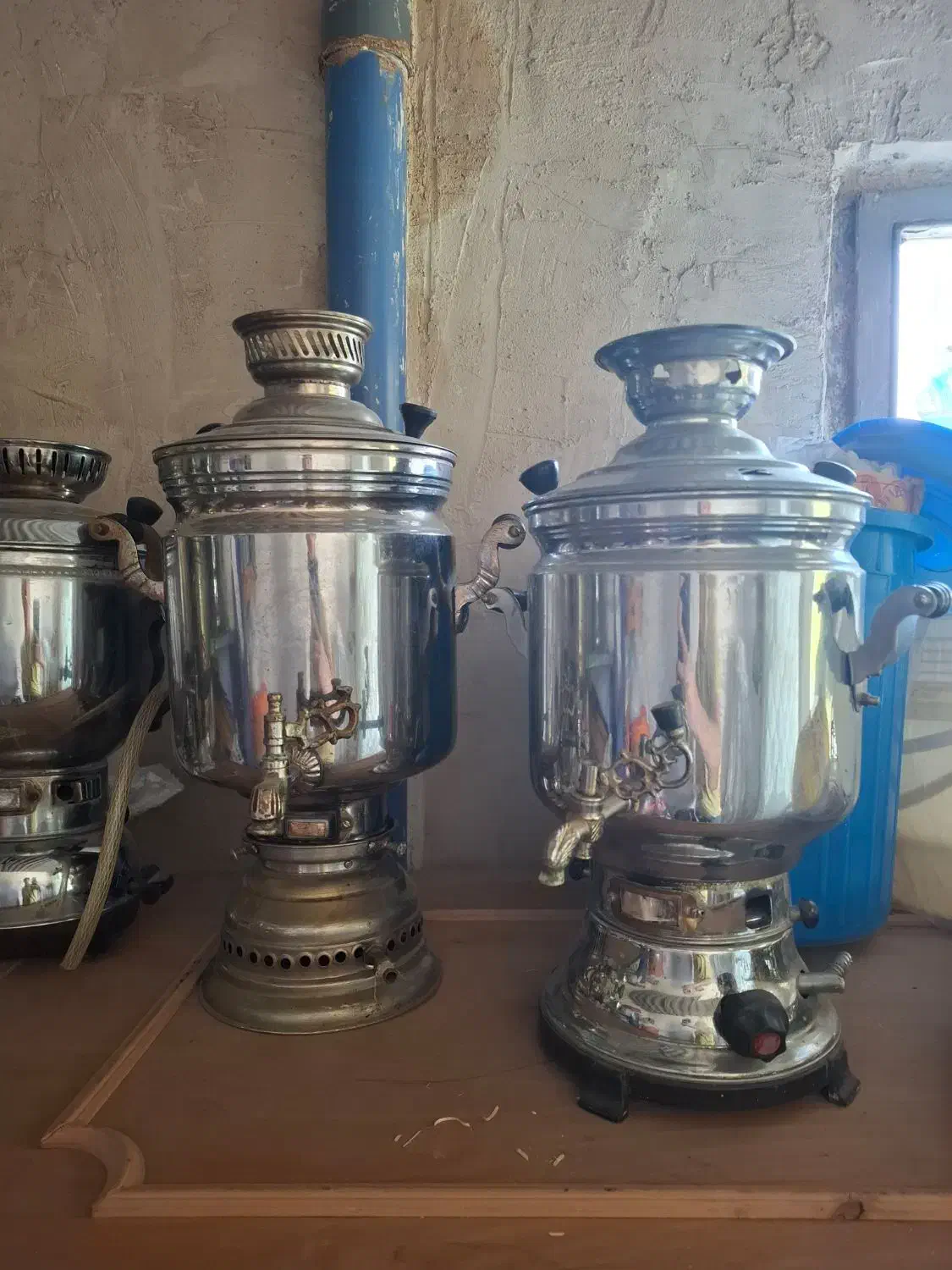 انواع سماور گازی ، برقی و نفتی|سماور، چایساز، قهوهساز|قزوین, |دیوار