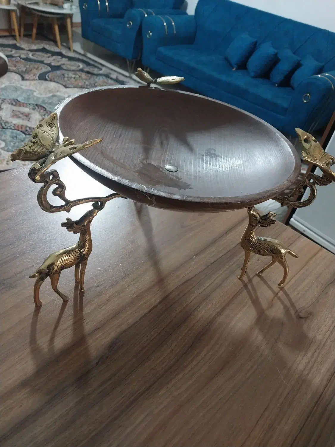 میوه خوری برنجی|ظروف سرو و پذیرایی|محمدیه-قزوین, |دیوار