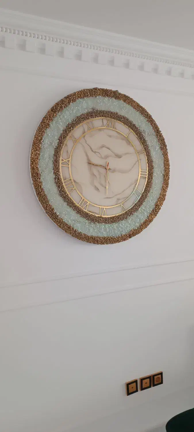ساعت دیواری رزین|ساعت دیواری و تزئینی|قروه, |دیوار