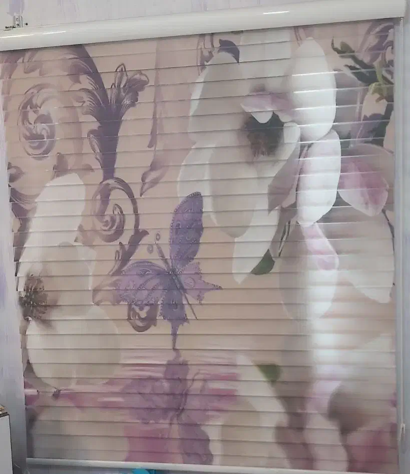 پرده طرح دار چاپی با مکانیزم بالارونده|پرده، رانر، رومیزی|نوشهر, |دیوار