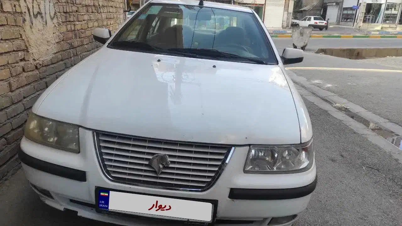 ماشین سمند سفیدLX EF7|خودرو سواری و وانت|مشکین‌دشت, |دیوار