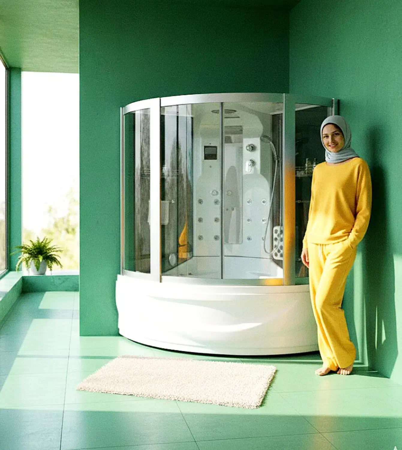 کابین دوش برای لحظههای ۲نفره شیرازی با جکوزی سونا|لوازم حمام|شیراز, ملاصدرا|دیوار