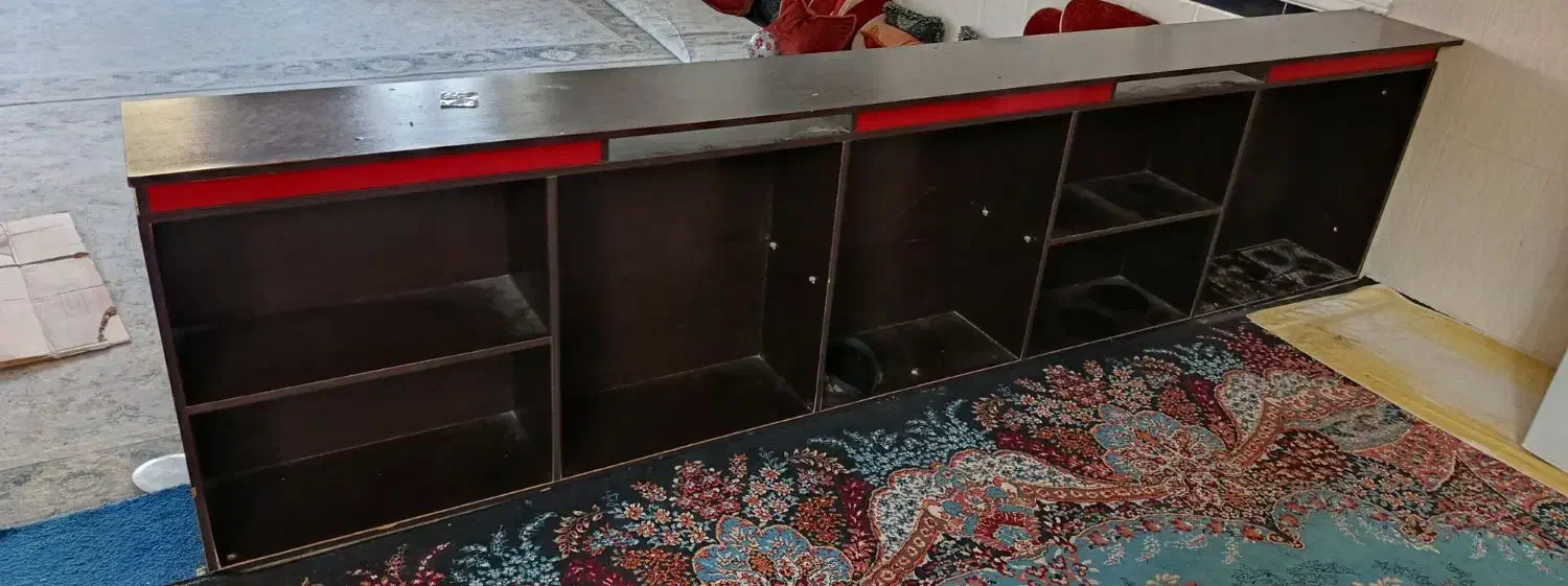 کابینت و اوپن چوبی|کتابخانه، شلف، قفسه‌های دیواری|بندر دیر, |دیوار