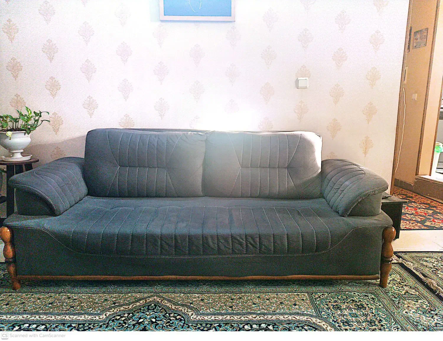 مبل ۸ نفره با چوب راش|مبلمان خانگی و میز عسلی|قزوین, |دیوار