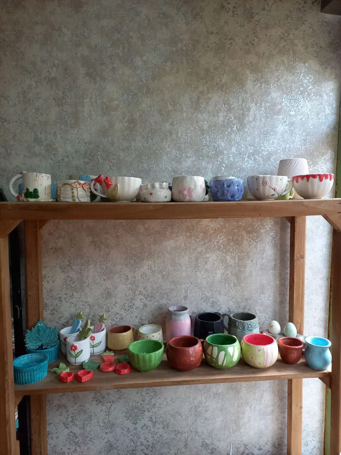 ماگ های دست سازِ گِلیسا|ظروف سرو و پذیرایی|طرقبه, |دیوار