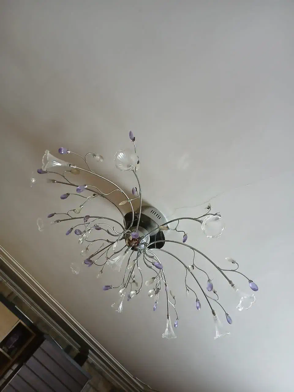 لوستر تزیینی با ریموت چند حالته( ترک اصل )|لوستر و چراغ آویز|شیراز, نیایش|دیوار