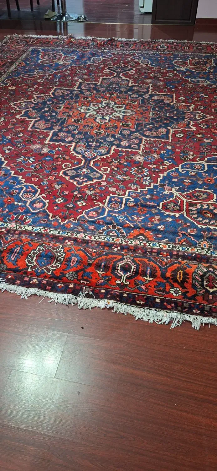 فرش دست بافت آنتیک قشقایی ۱۴ متری رنگ گیاهی|فرش|تهران, آرژانتین|دیوار