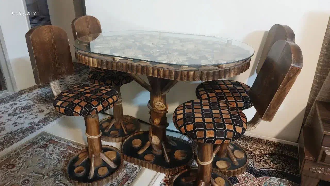 میز نهار خوری سنتی کاملا  سالم|میز و صندلی غذاخوری|مشهد, رسالت|دیوار