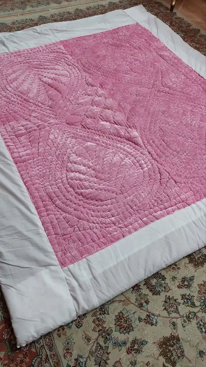 لحاف مخمل عروس|رختخواب، بالش، پتو|مشهد, چهارچشمه|دیوار