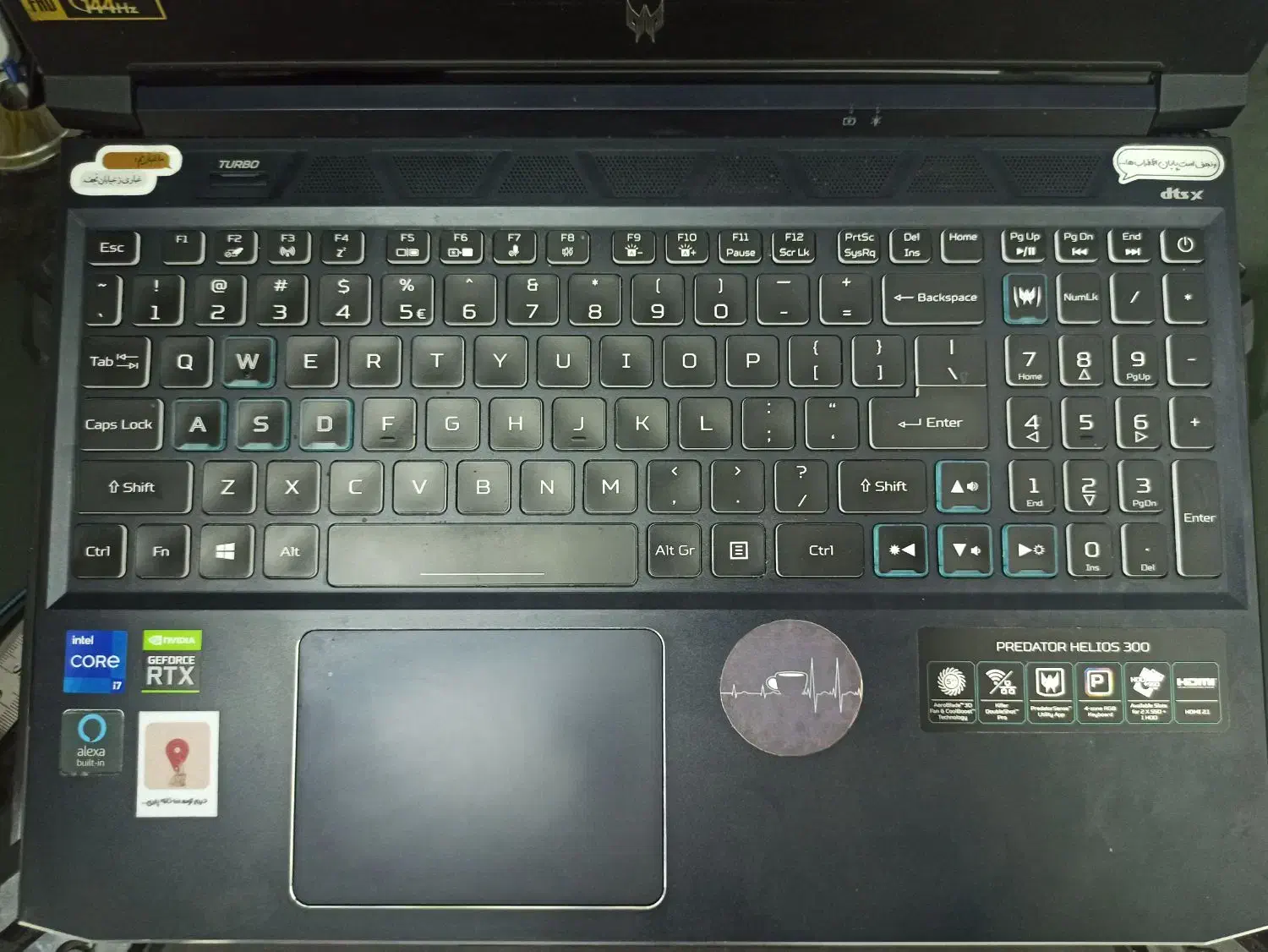 لپتاپ گیمینگ ایسر acer predator Helios 300 gaming|رایانه همراه|تهران, شکیبا|دیوار