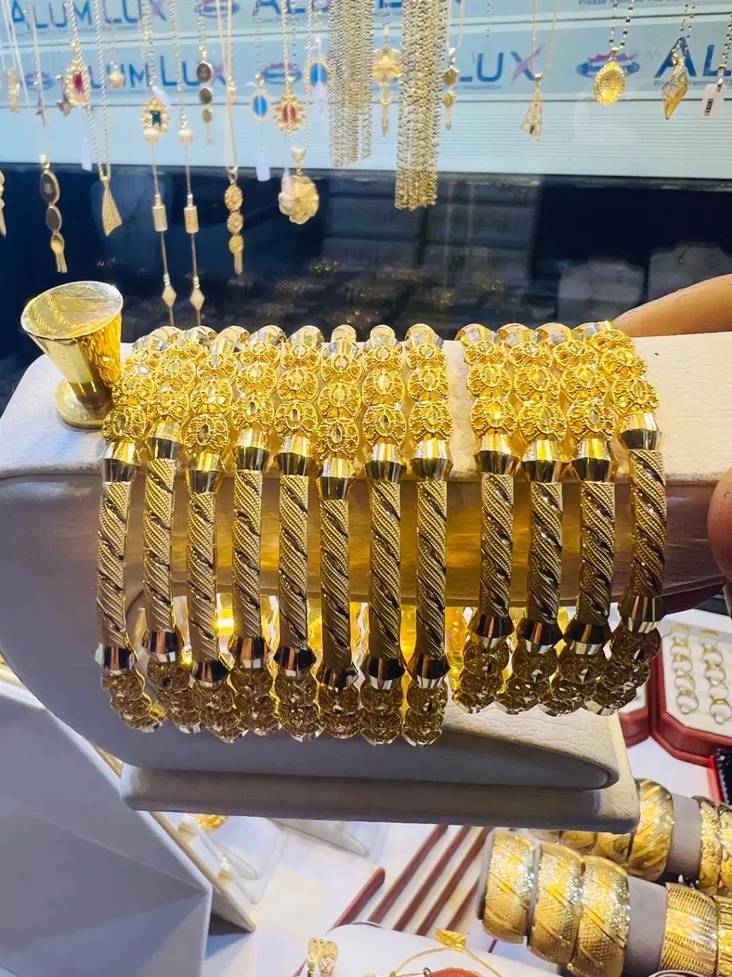 طلا نو به قیمت دست دوم النگو تک پوش|جواهرات|کارون, |دیوار