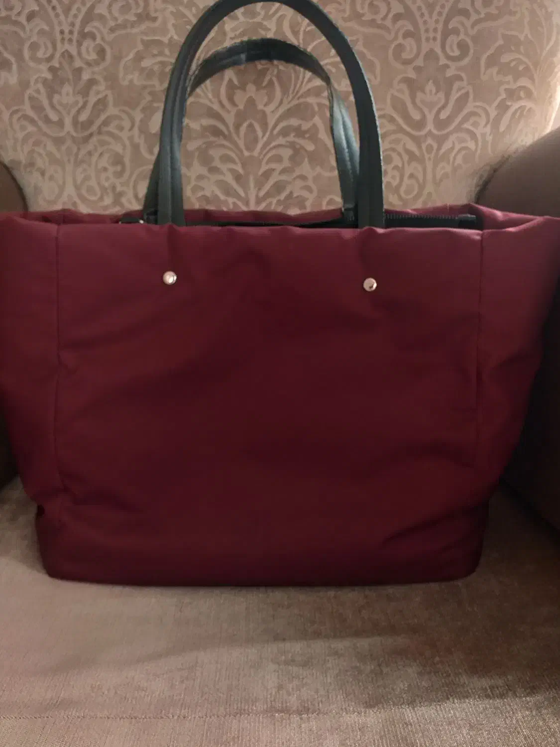 کیف زرشکی بزرگ|کیف، کفش، کمربند|نور, |دیوار