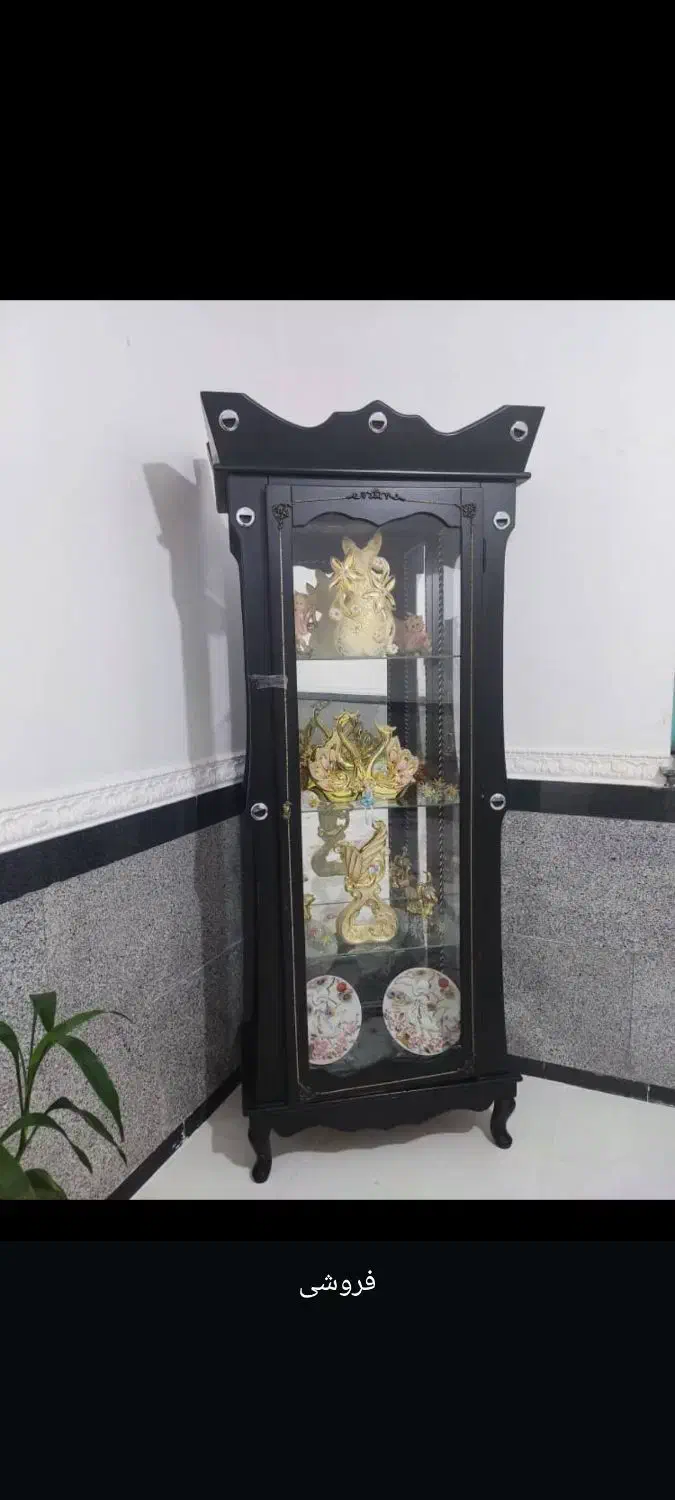 کمد بوفه با دکوراسیون درون|بوفه، ویترین، کنسول|رودخانه, |دیوار