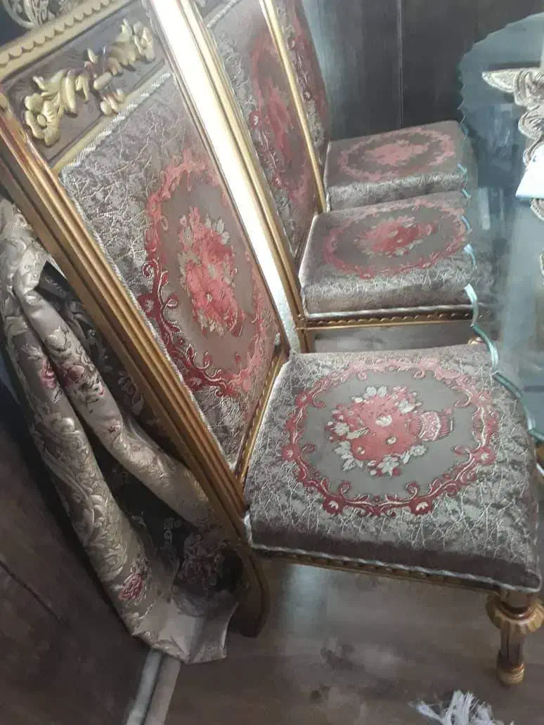 مبلمان ۷ نفره همراه مبل ناهار خوری ۱۰ نفره|مبلمان خانگی و میز عسلی|تهران, مجیدآباد|دیوار