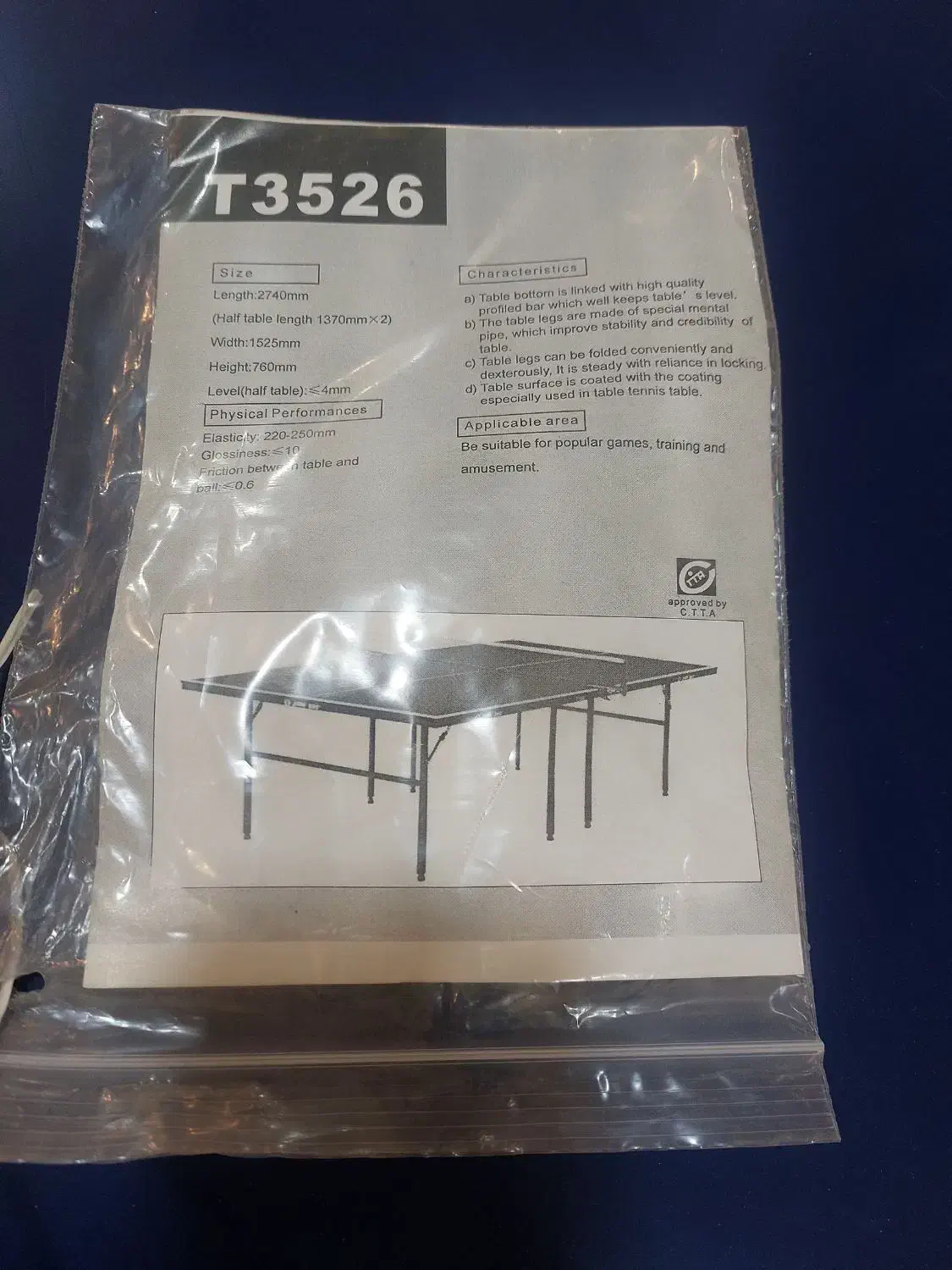 میز پینگ‌پنگ حرفه‌ای Nittaku Octet 25 ژاپنی اصل|ورزش‌های توپی|شیراز, دینکان|دیوار