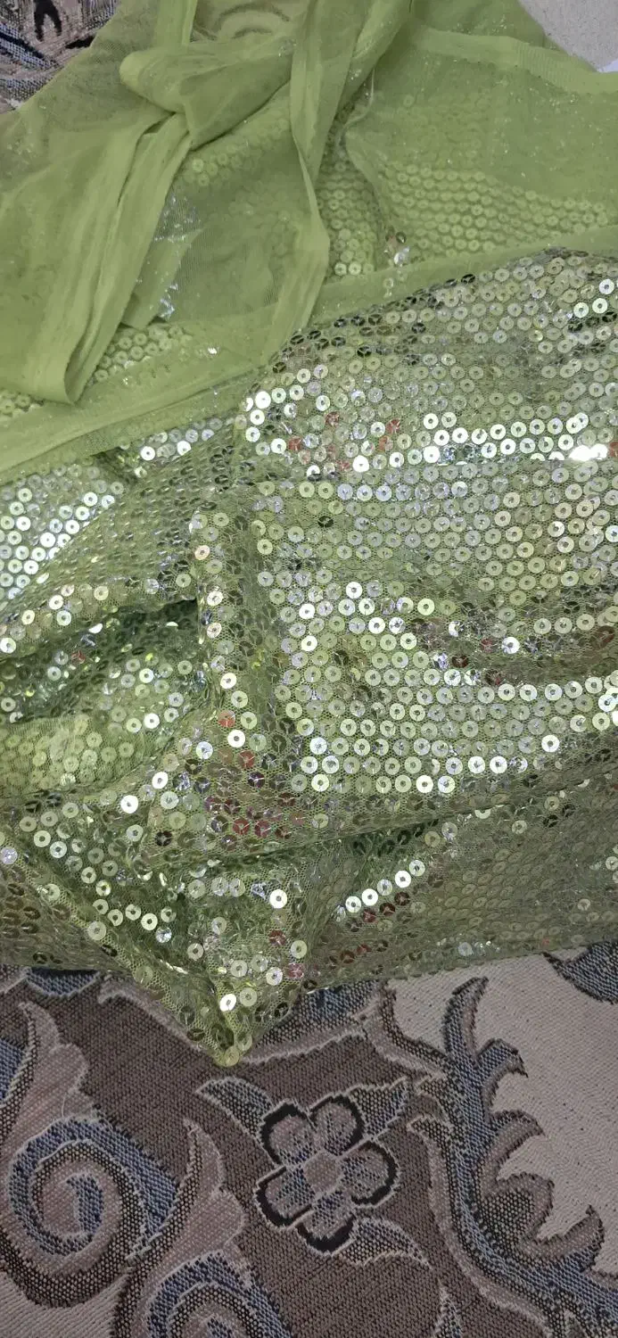 ۳ونیم متر پارچه پولکی|لوازم خیاطی و بافتنی|تهران, دریاچه شهدای خلیج فارس|دیوار