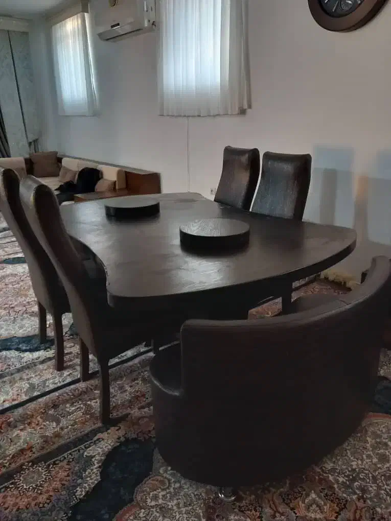 میز نهار خوری 8 نفره .|میز و صندلی غذاخوری|گچی, |دیوار